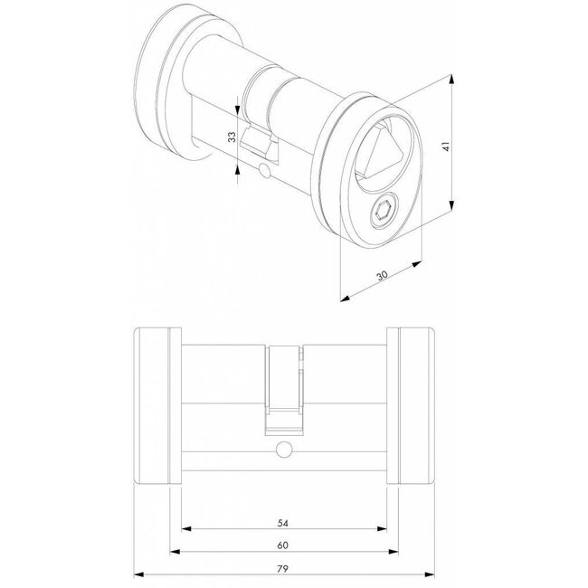 3012-POC-T14 | Driehoekscilindersetje