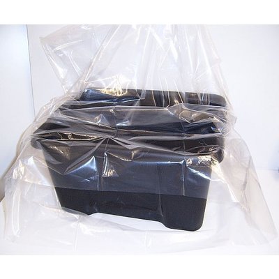 LDPE-Flachbeutel, transparent, Format: 250 x 350 mm (B x H), 100 my Stärke, unbedruckt