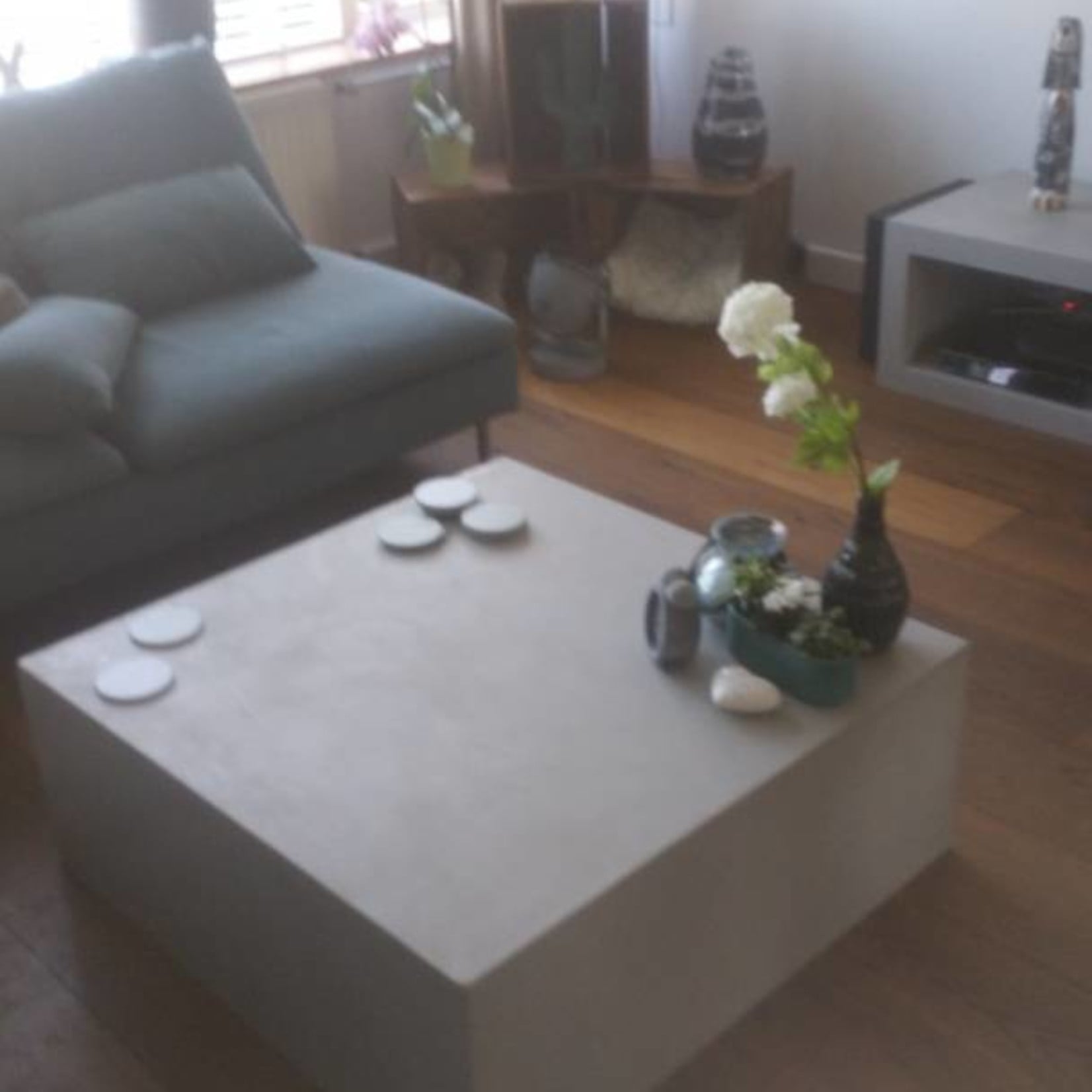 DCR Art Betonlook Meubels Hocker 60x60/120x35