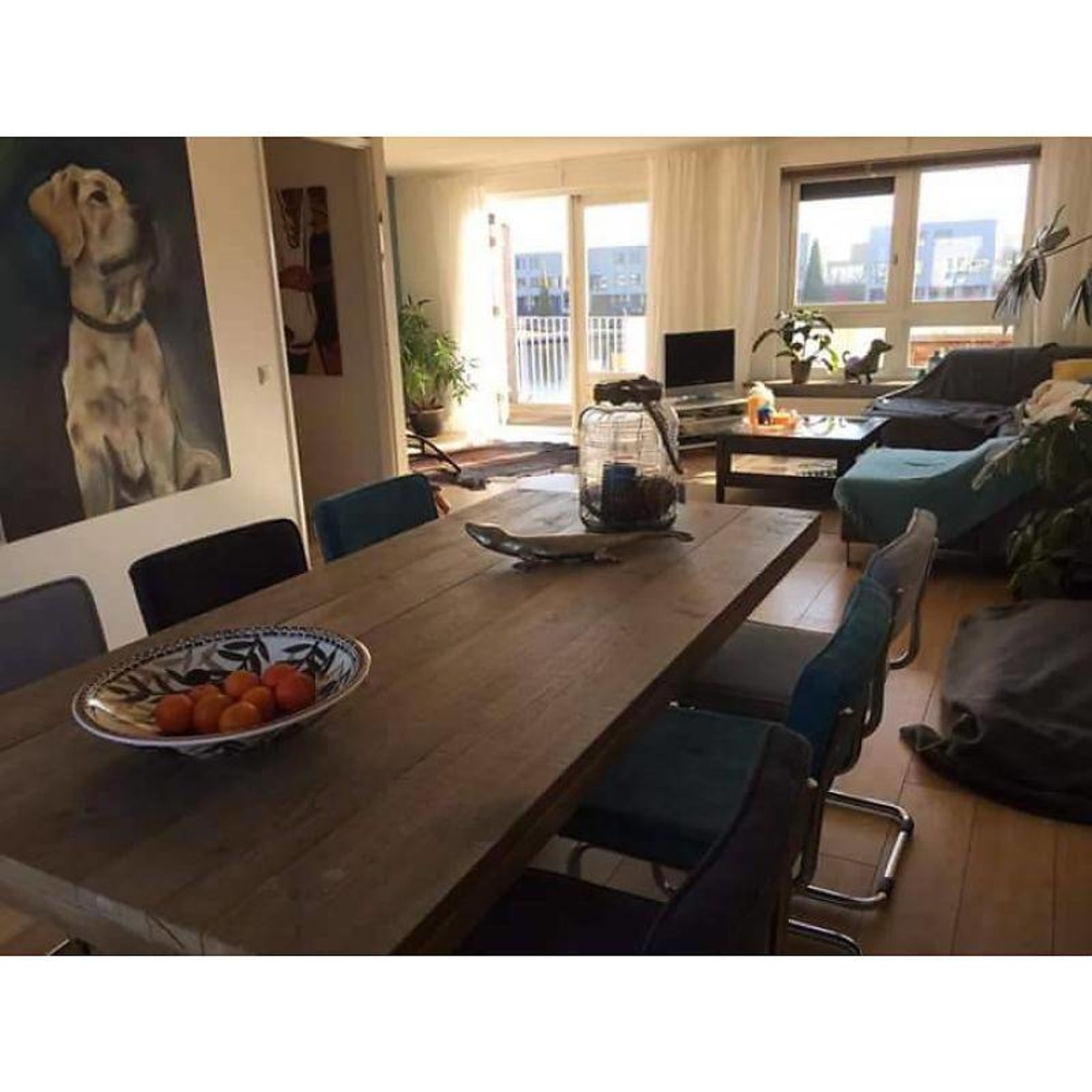 RdeB Eetkamertafel 70 cm breed tot 300 cm lang, Houten A poten