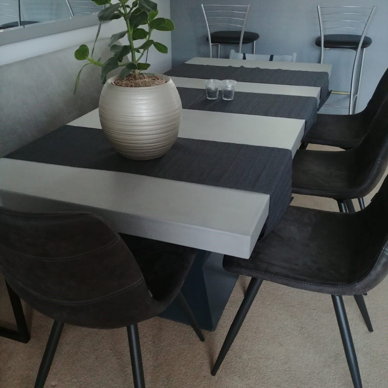 RdeB Tafel of Tafelblad - Betonlook / Beton-ciré - 100cm breed