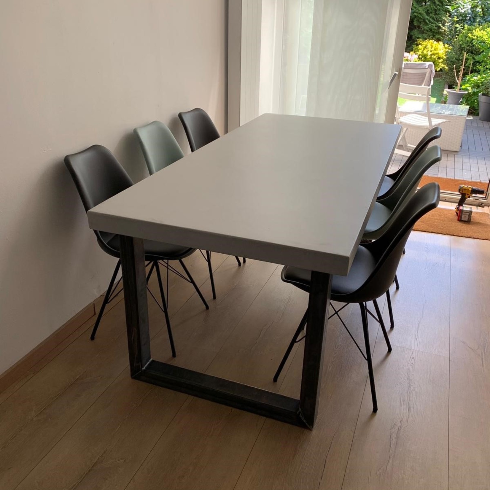 RdeB Tafel of Tafelblad - Betonlook / Beton-ciré - 90cm breed