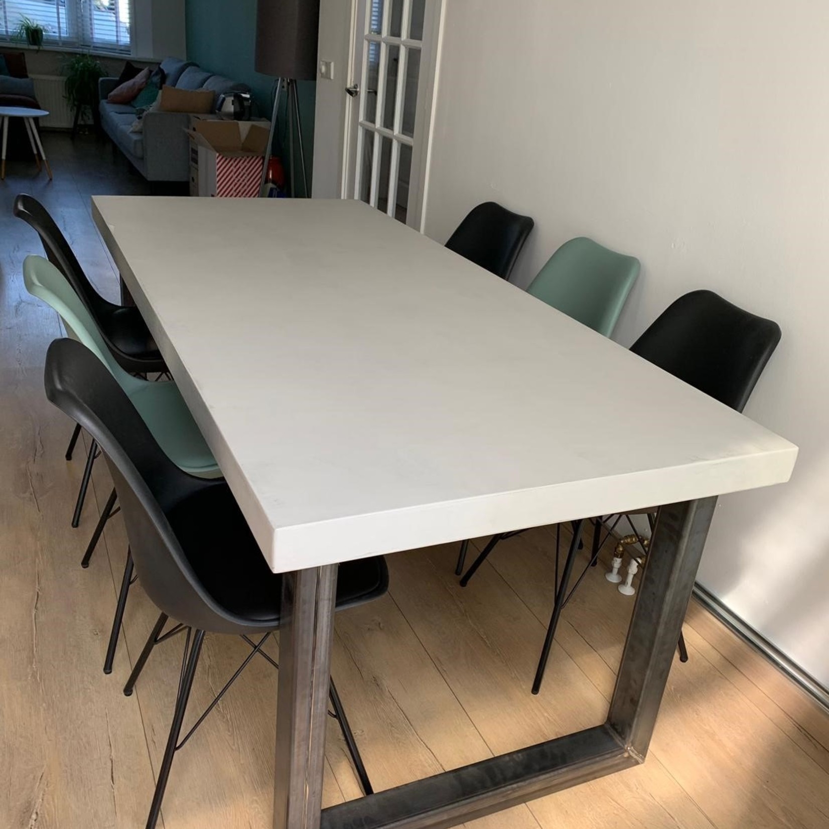 RdeB Tafel of Tafelblad - Betonlook / Beton-ciré - 90cm breed