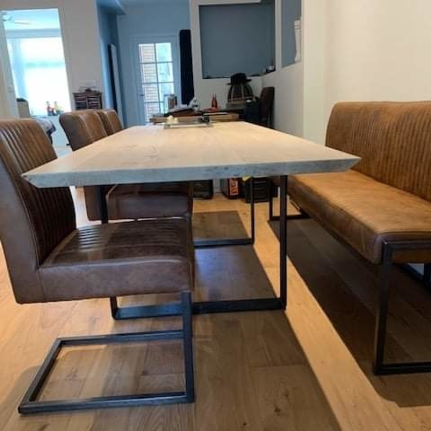 Robuust Tafelblad 70 cm breed tot 300 cm lang - ± 40mm - Eiken Massief
