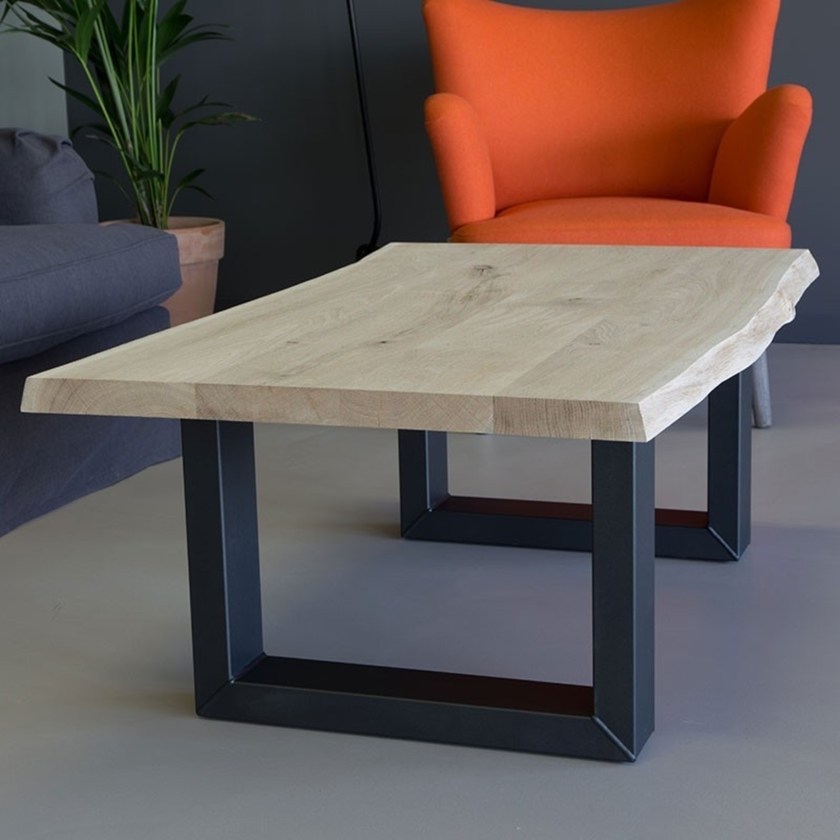 Robuust Tafelblad 60 cm breed tot 150 cm lang - ± 40mm - Eiken Massief