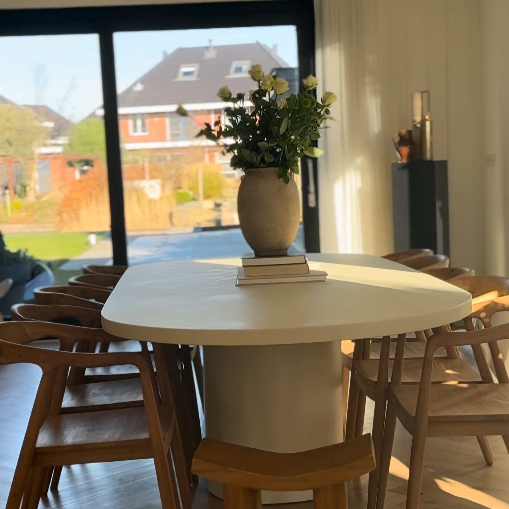 RdeB Tafel of Tafelblad - Betonlook / Beton-ciré - 110cm breed