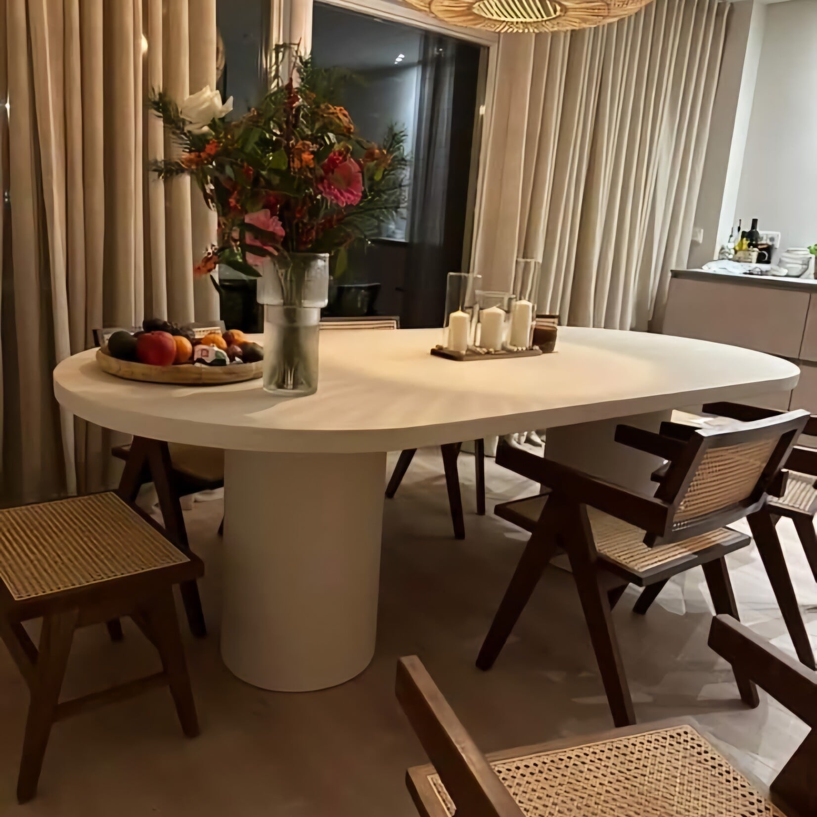 DCR Tafel of Tafelblad Art Betonlook Meubels  110cm breed