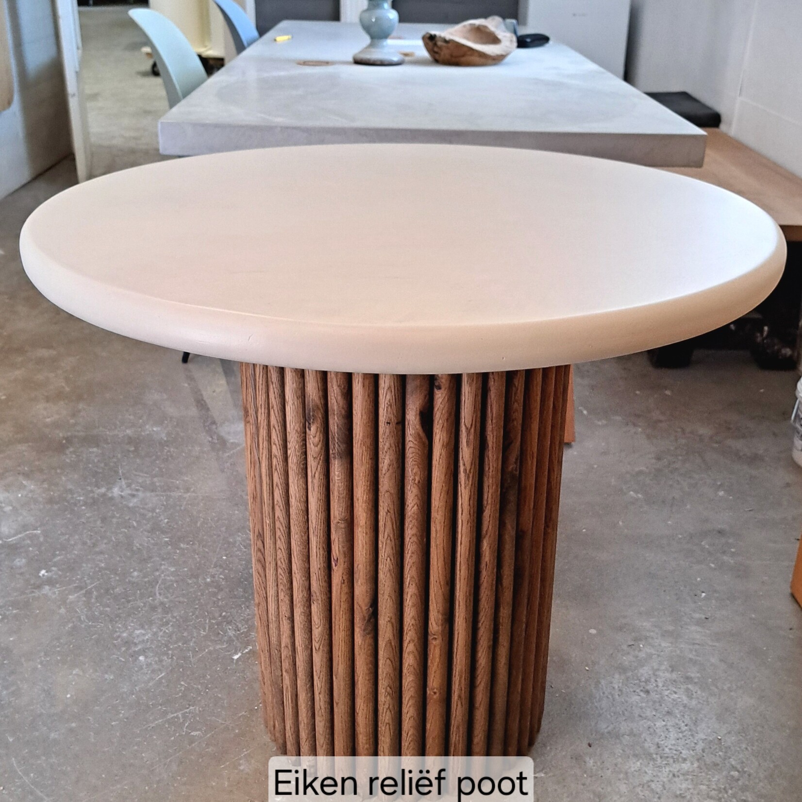 RdeB Tafel of Tafelblad - Betonlook / Beton-ciré - 110cm breed