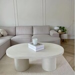 RdeB Salontafel of Salontafelblad - Betonlook / Beton-ciré - 40cm breed