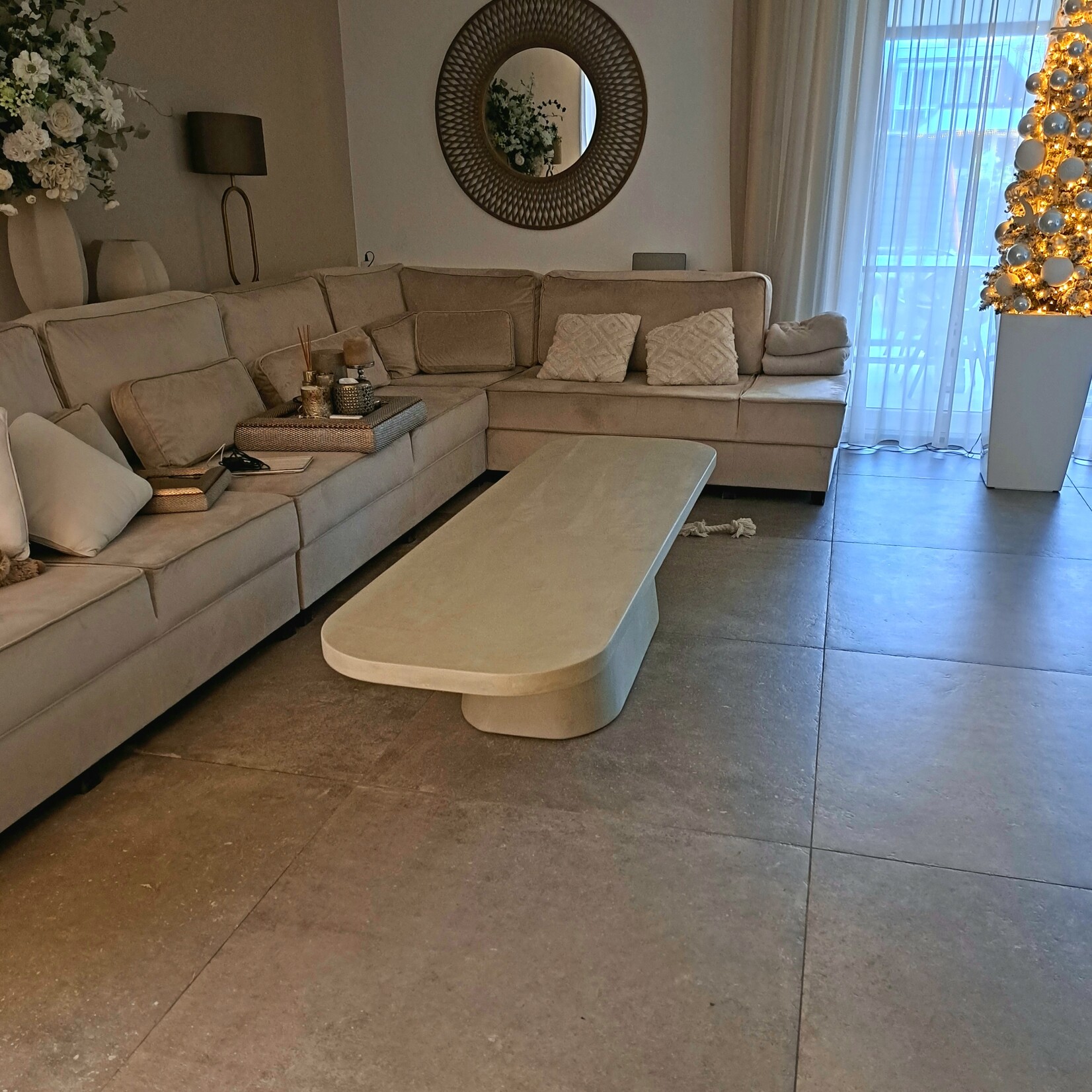 DCR Salontafel of Salontafelblad Art Betonlook Meubels 40cm breed