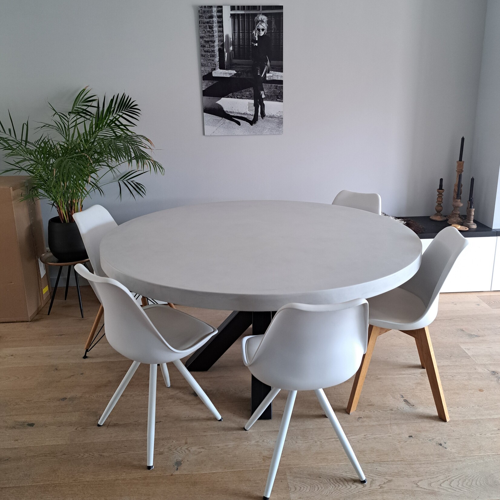 DCR Ronde tafel of tafelblad Art Betonlook Beton Meubels