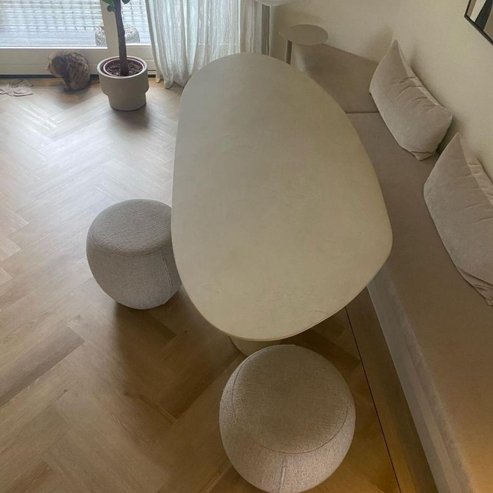 DCR Tafel of Tafelblad Art Betonlook Meubels 70cm breed