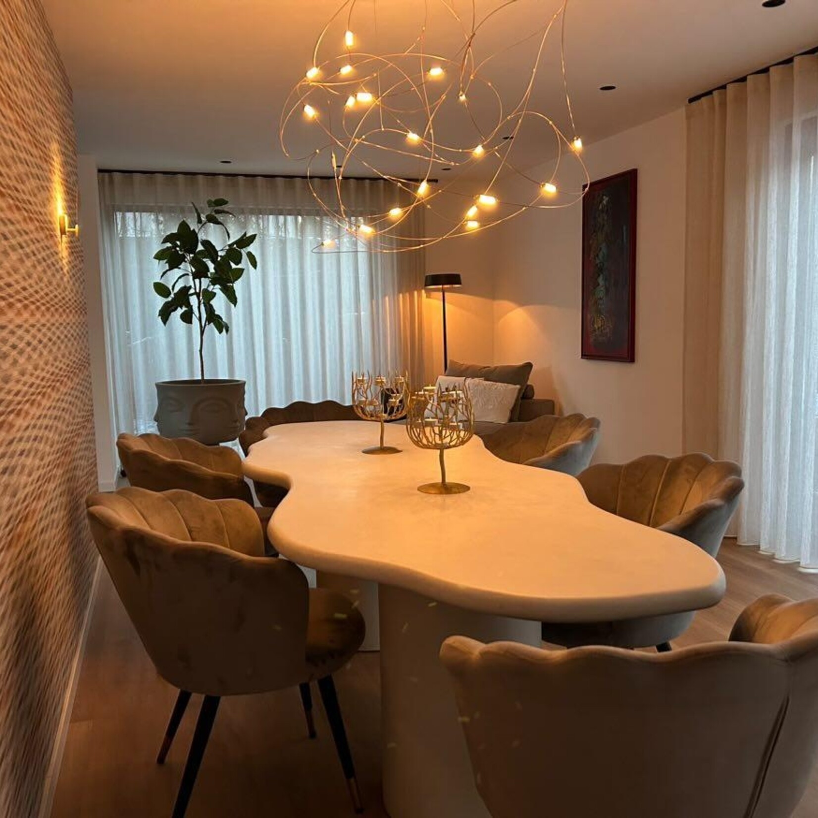 DCR Tafel of Tafelblad Art Betonlook Meubels 70cm breed
