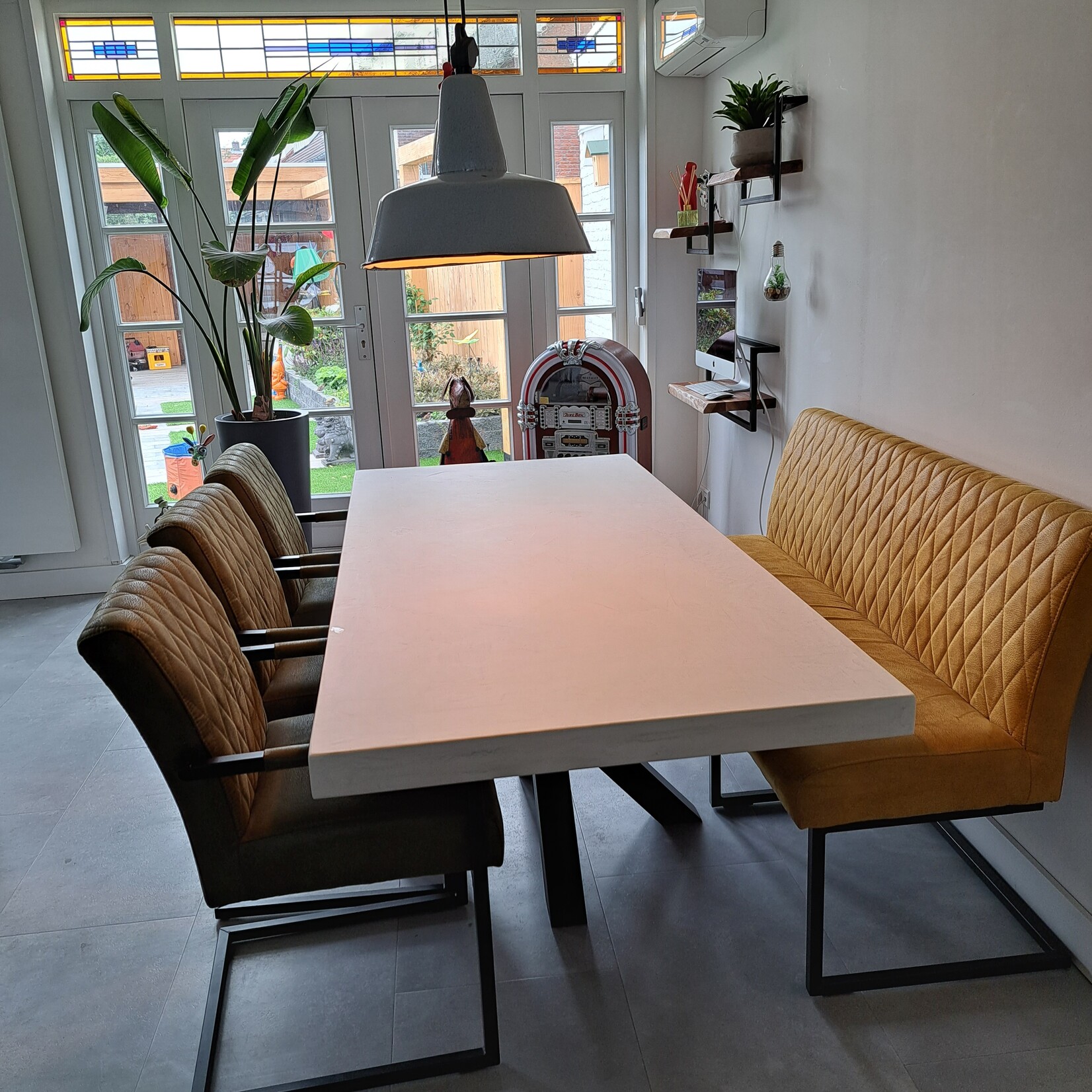 DCR Tafel of Tafelblad Art Betonlook Meubels 70cm breed