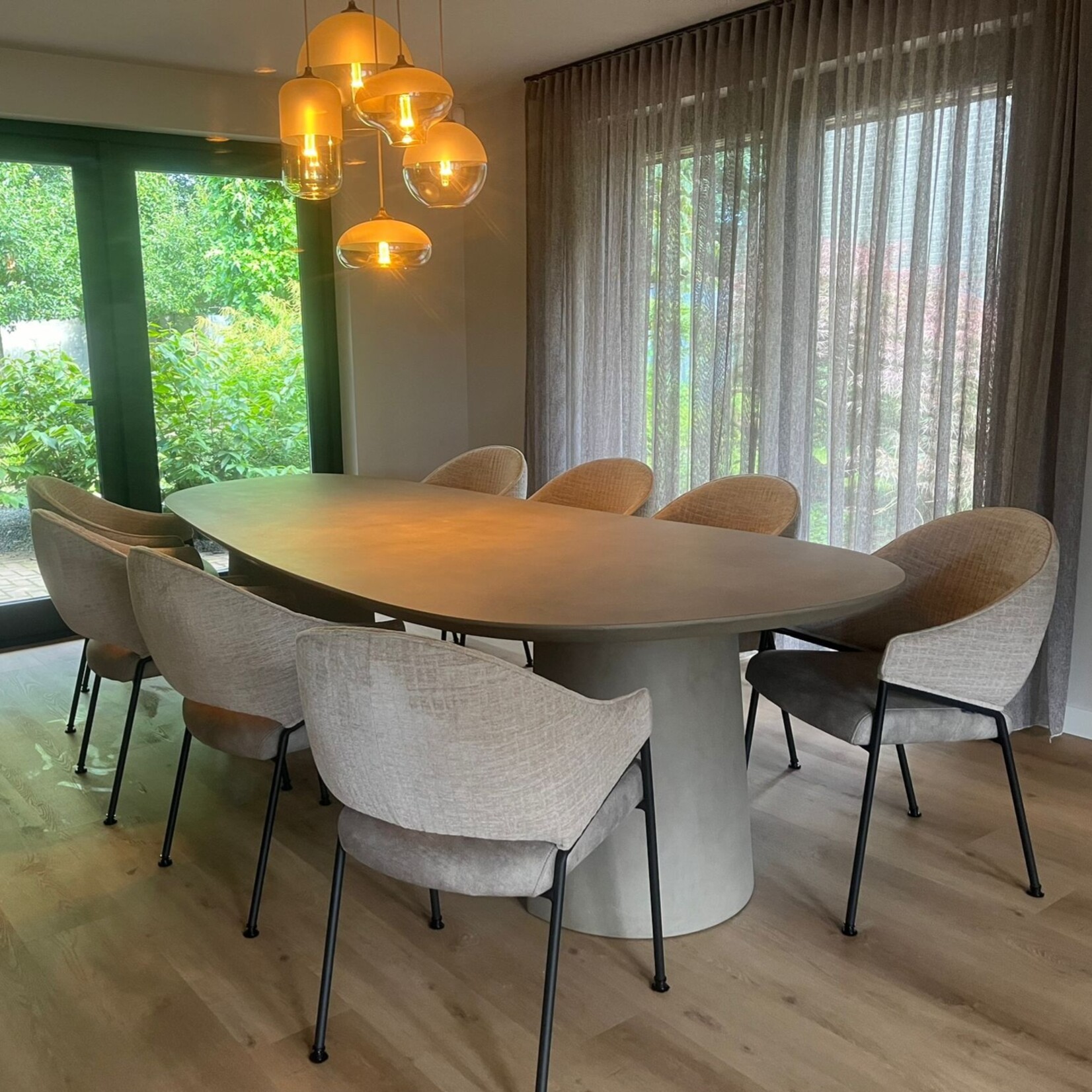 DCR Tafel of Tafelblad Art Betonlook Meubels 80cm breed