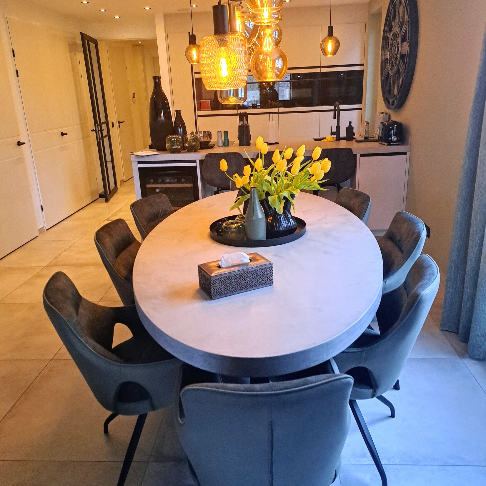 DCR Tafel of Tafelblad Art Betonlook Meubels 80cm breed