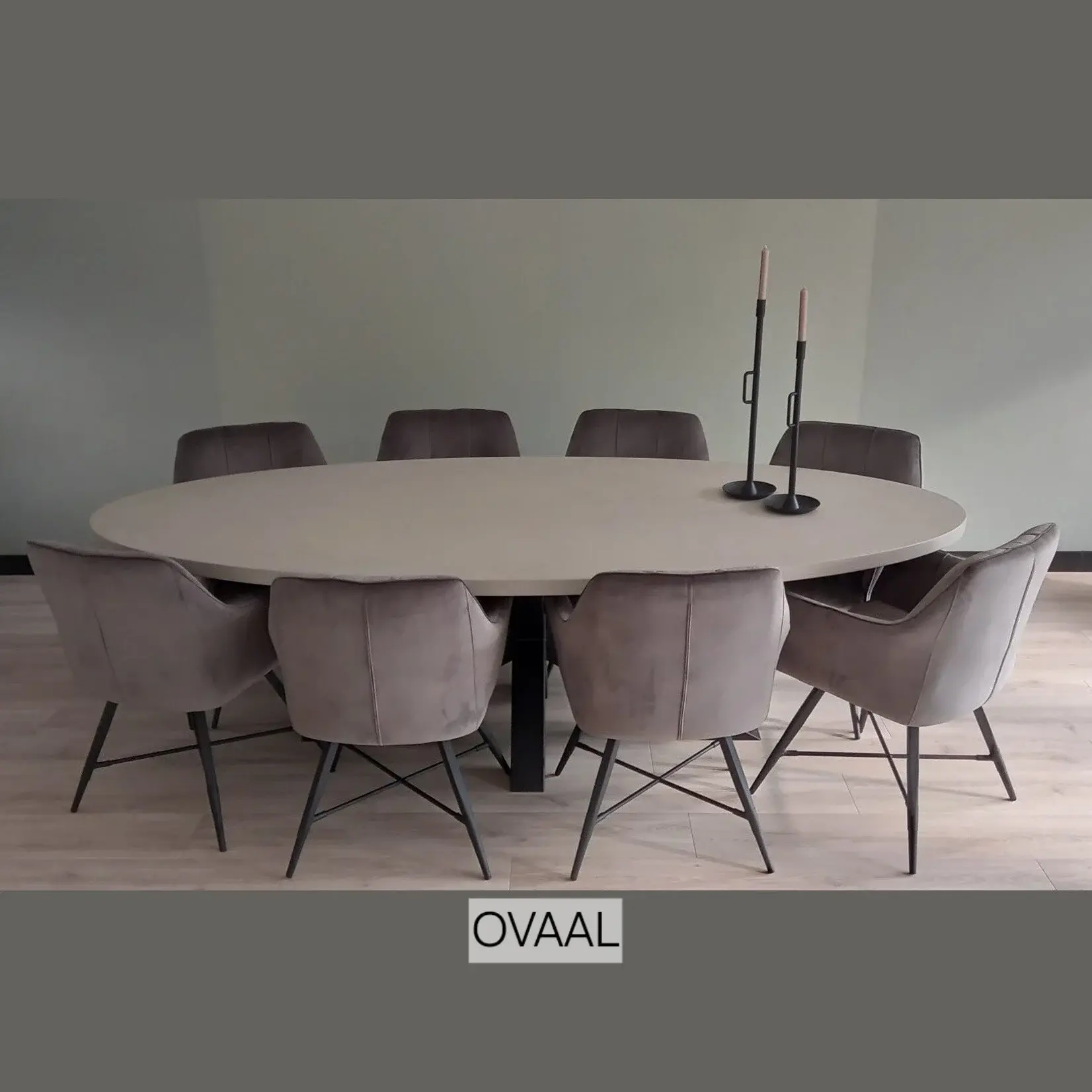 RdeB Tafel of Tafelblad - Betonlook / Beton-ciré - 90cm breed