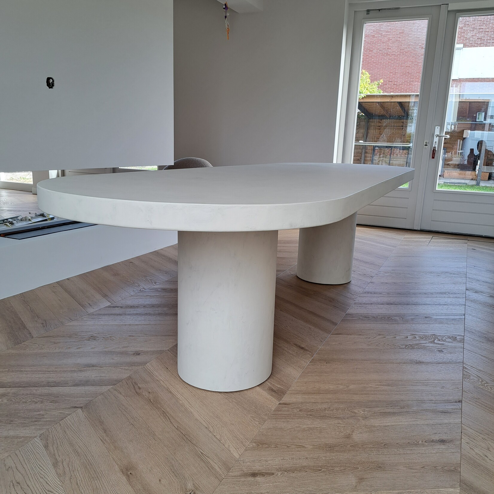 RdeB Tafel of Tafelblad - Betonlook / Beton-ciré - 90cm breed