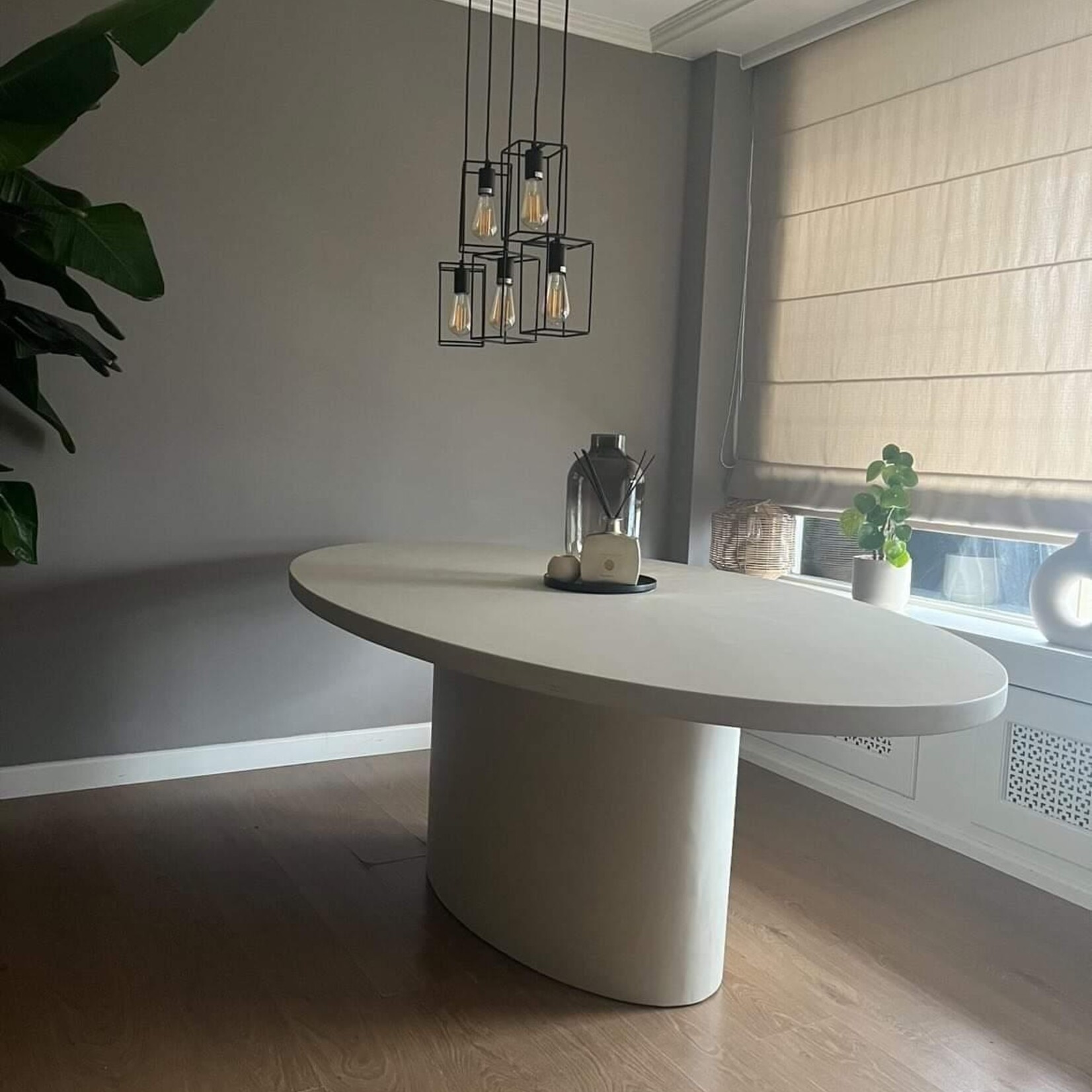 RdeB Tafel of Tafelblad - Betonlook / Beton-ciré - 90cm breed
