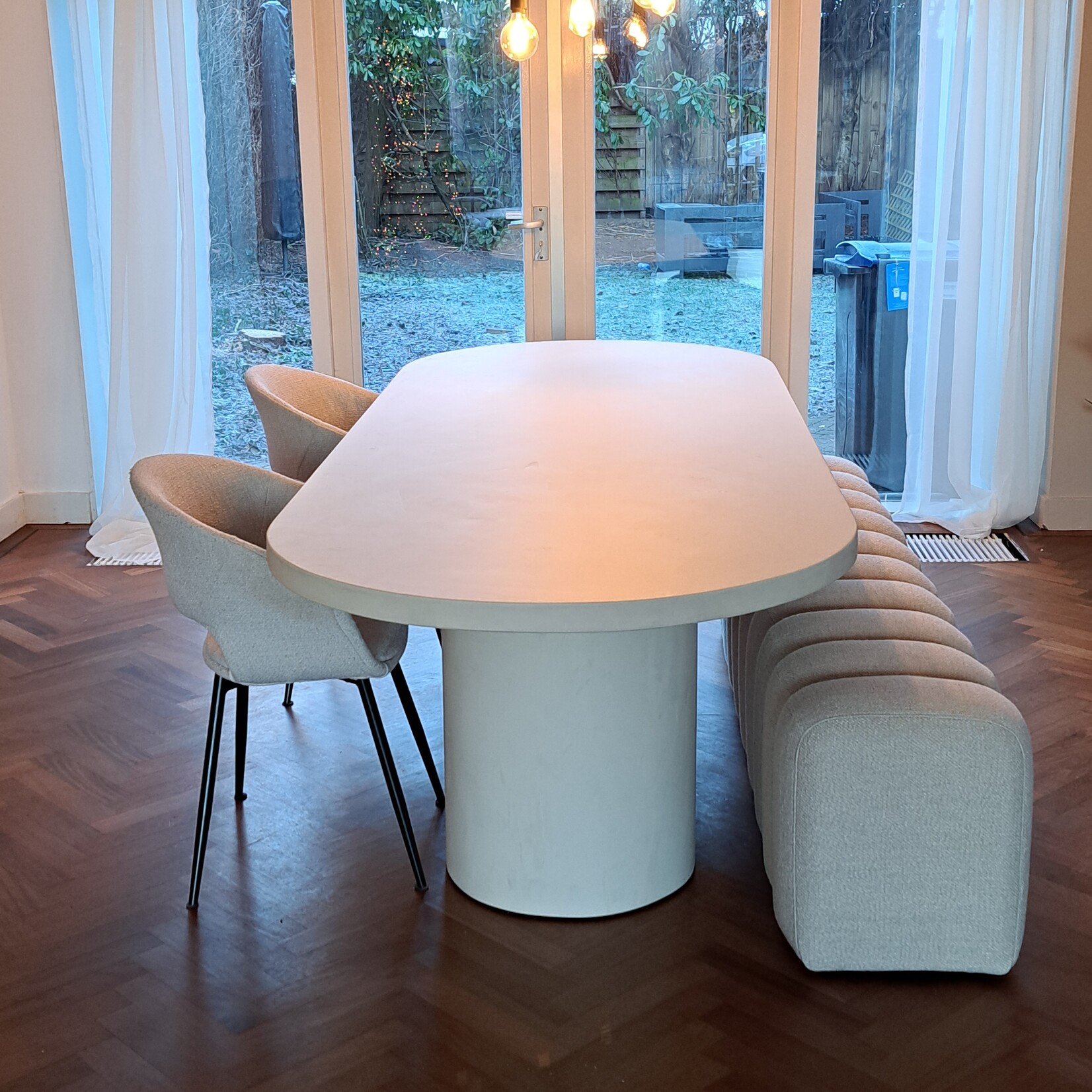 DCR Tafel of Tafelblad Art Betonlook Meubels 90cm breed