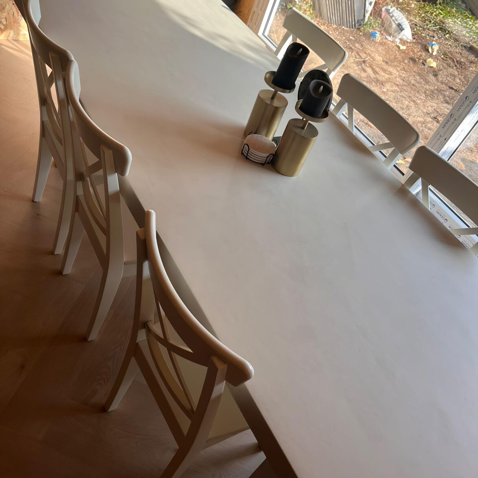 RdeB Tafel of Tafelblad - Betonlook / Beton-ciré - 100cm breed