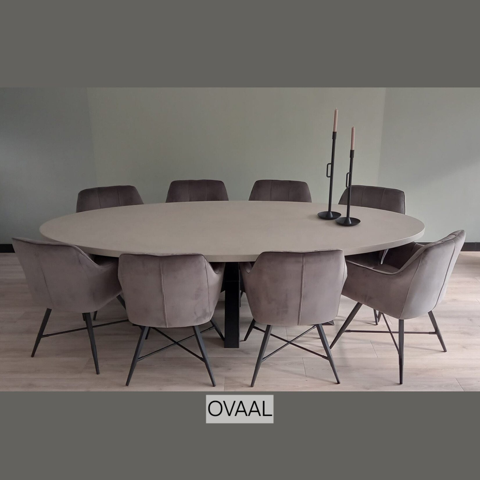 RdeB Tafel of Tafelblad - Betonlook / Beton-ciré - 140cm breed