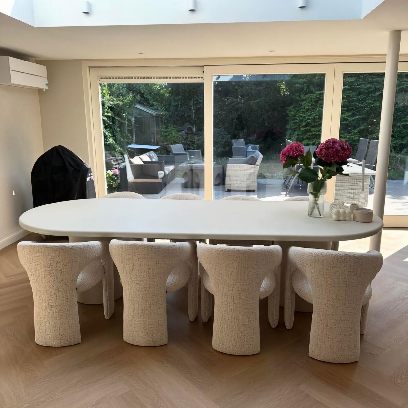 RdeB Tafel of Tafelblad - Betonlook / Beton-ciré - 140cm breed
