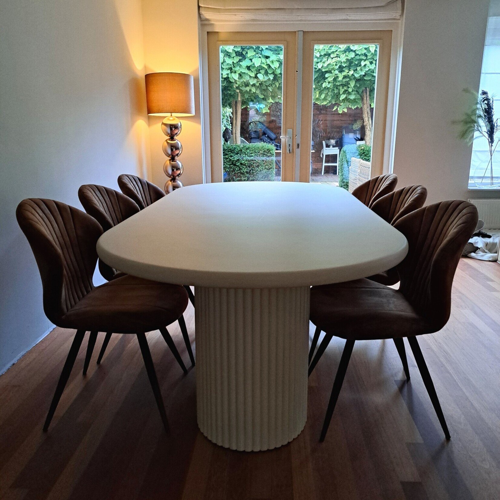 RdeB Tafel of Tafelblad - Betonlook / Beton-ciré - 140cm breed