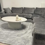 RdeB Salontafel of Salontafelblad - Betonlook / Beton-ciré - 50cm breed