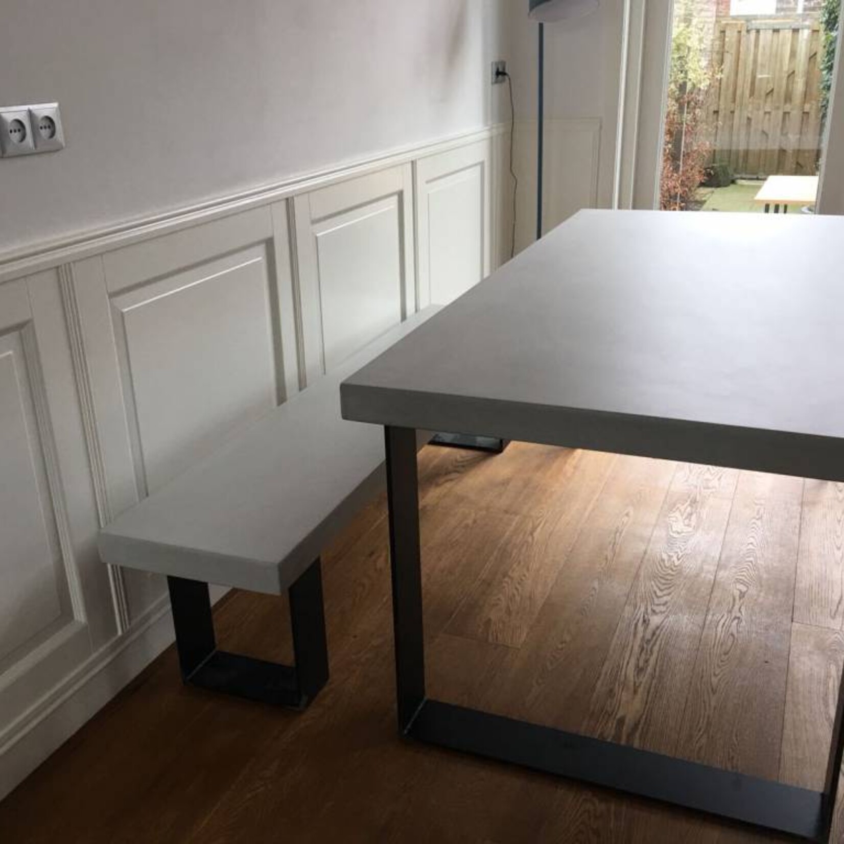 DCR Zitbank  of losse zitting Art Betonlook Meubels 60cm breed