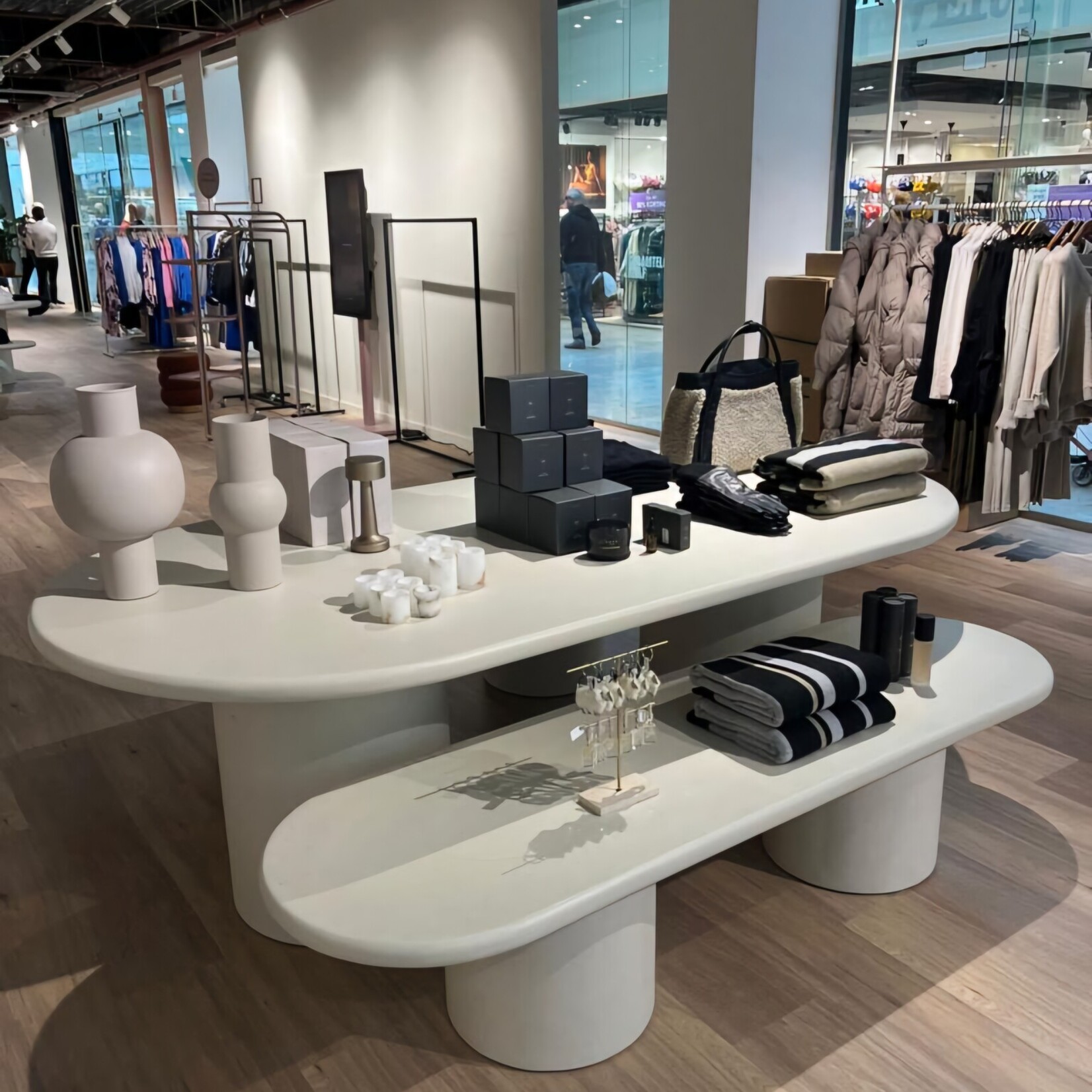 DCR Zitbank  of losse zitting Art Betonlook Meubels 60cm breed