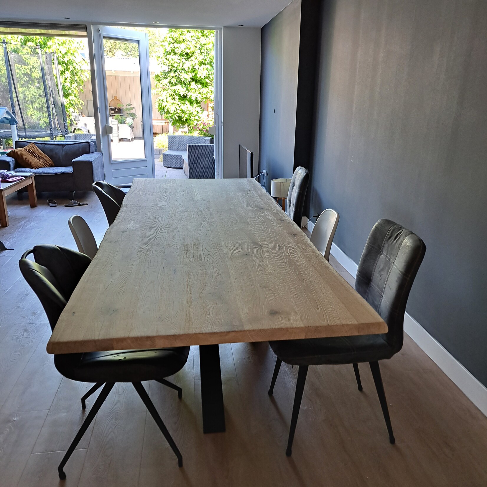 Robuust Tafelblad 70 cm breed tot 300 cm lang - ± 40mm - Eiken Massief
