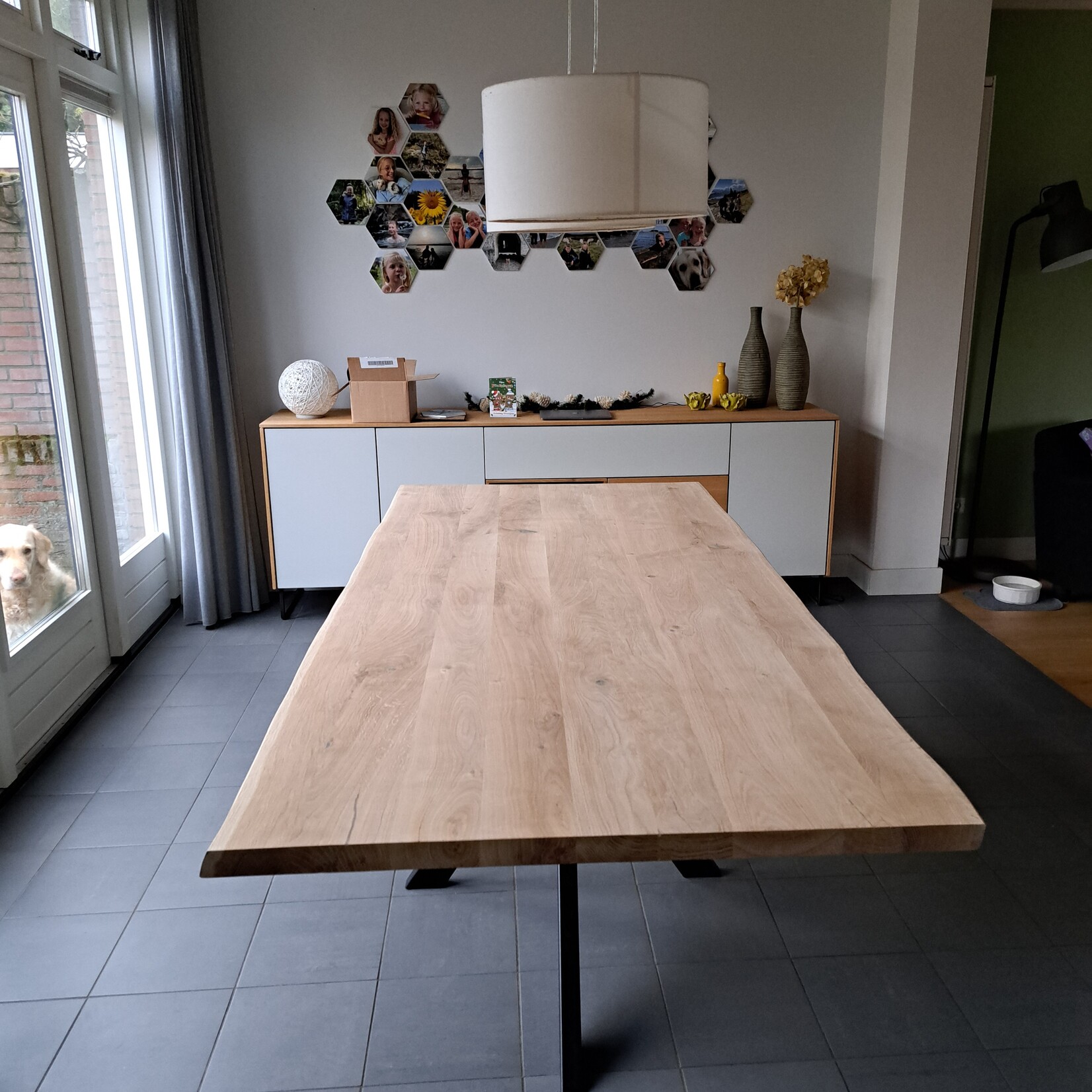 Robuust Tafelblad 70 cm breed tot 300 cm lang - ± 40mm - Eiken Massief