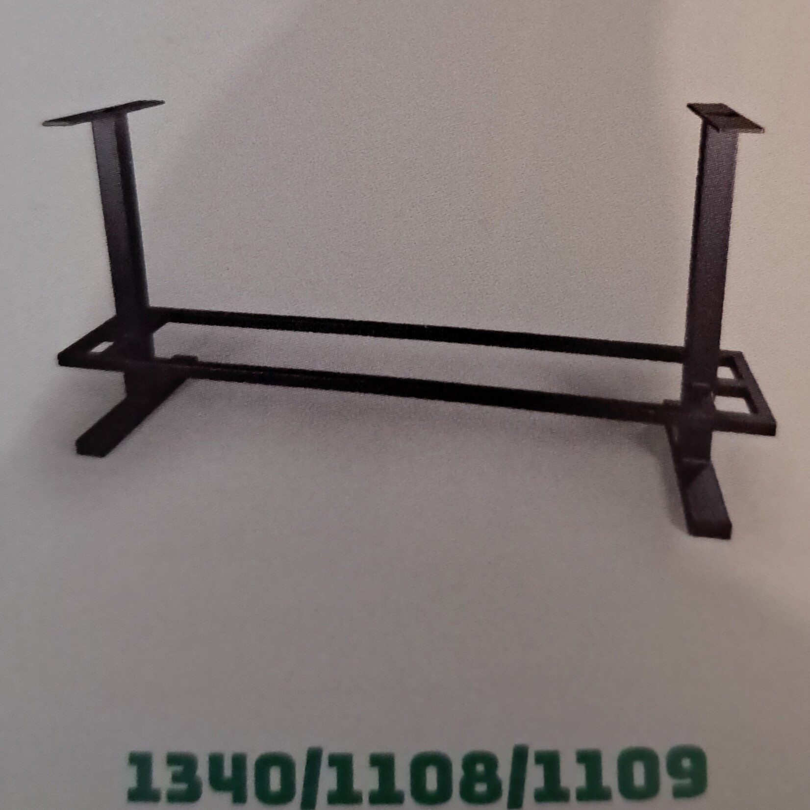 Robuust Bar tafel poten-Zwart gecoat