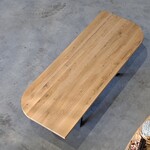 Robuust Tafelblad Swirl - ± 40mm - Eiken Massief
