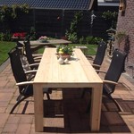 Tafel met rechte poten