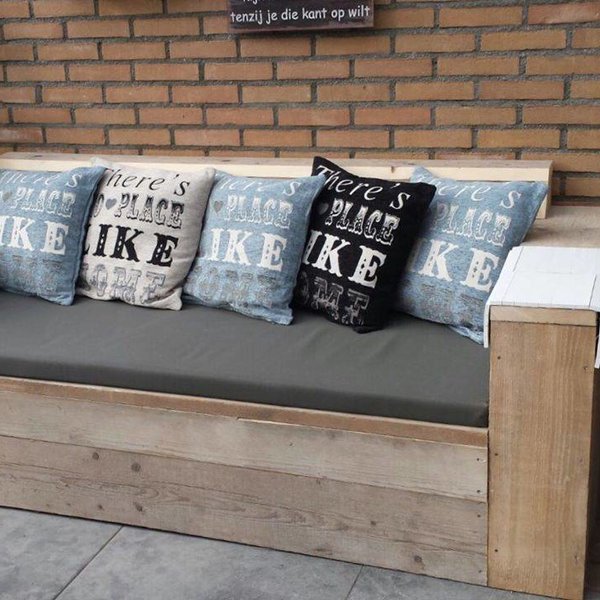 MOTTK Bank Kussen Ondersteuning Houten plank Onder Bank Zitting, 50/60