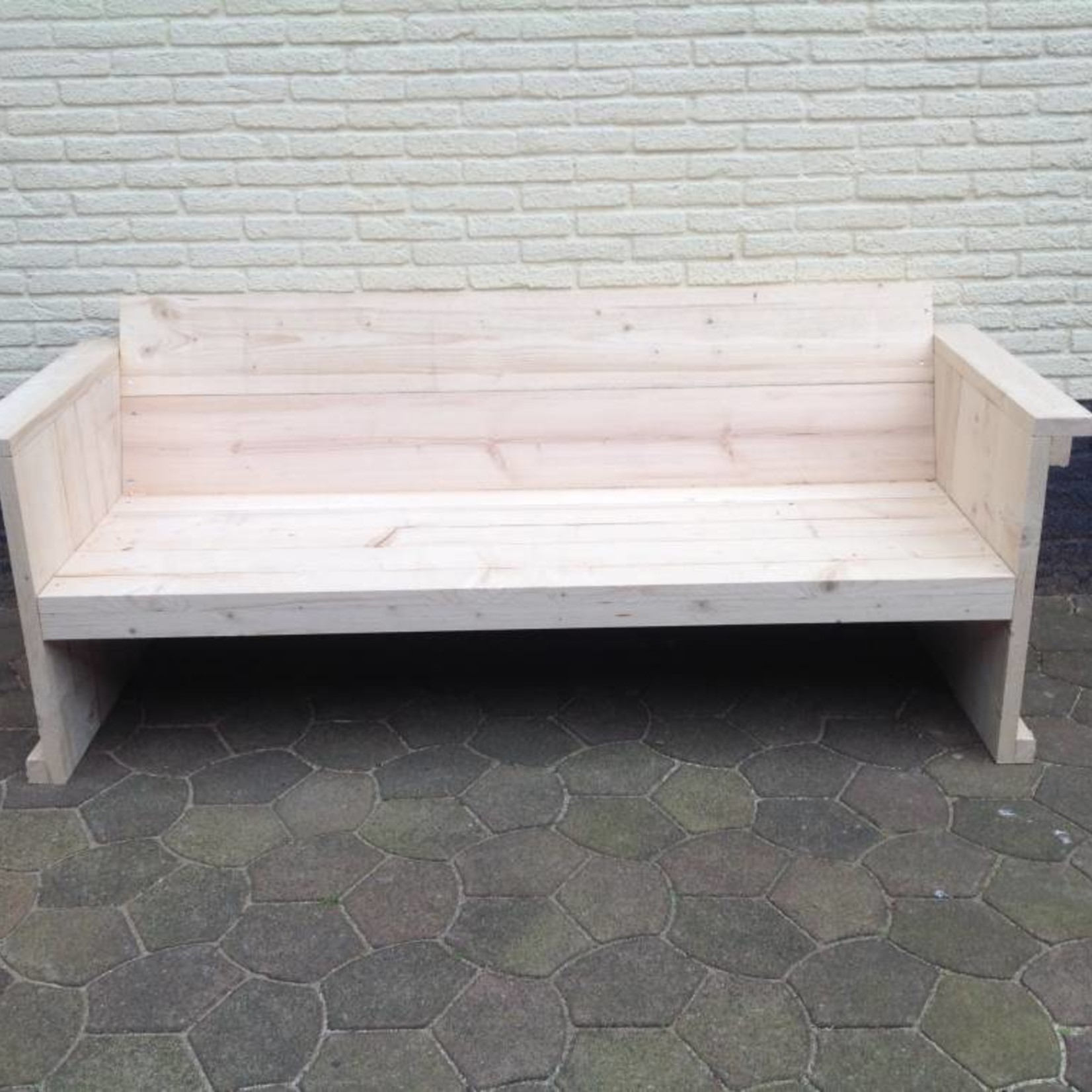 RdeB Tuinbank met 10 cm leuningen, zitting 50 cm diep