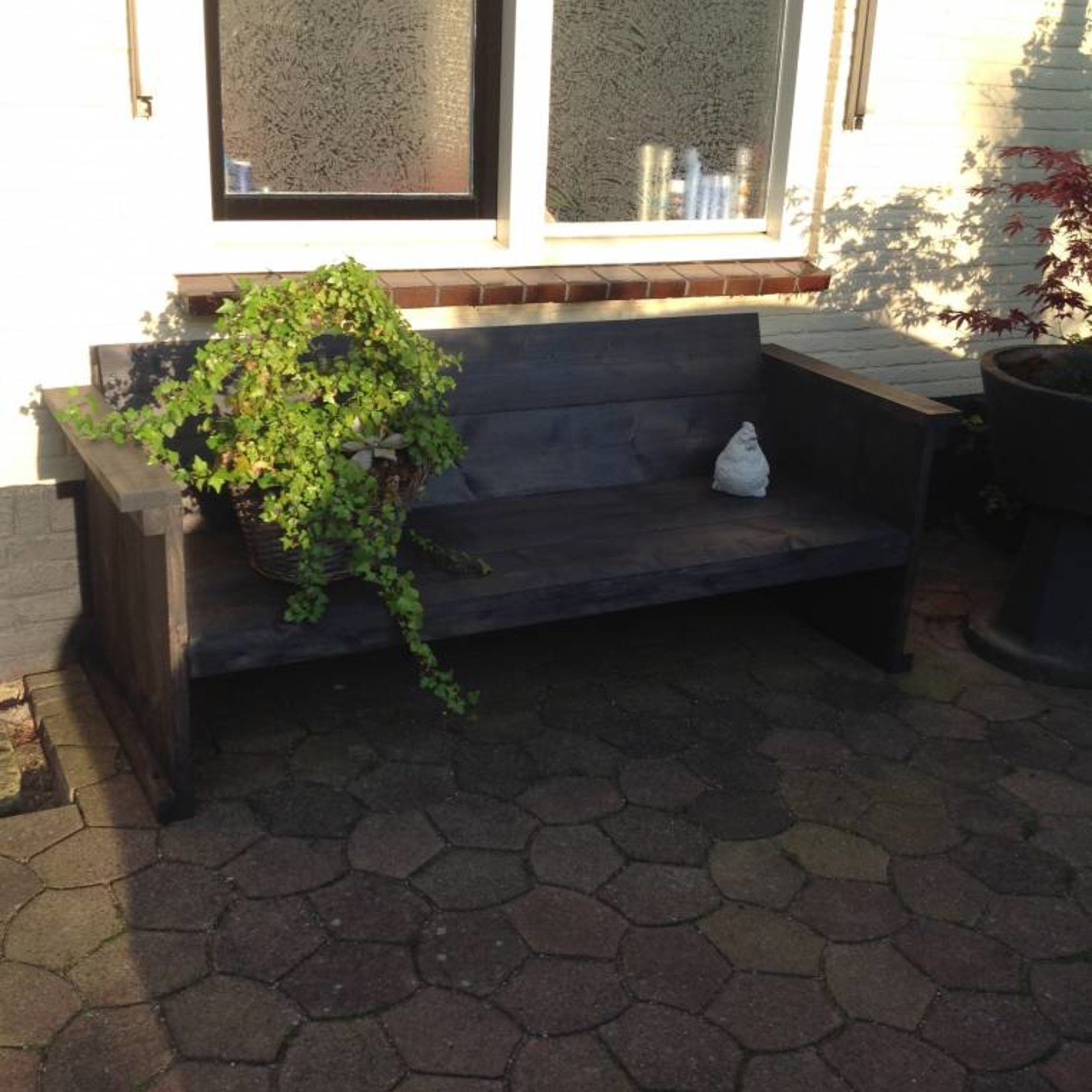 RdeB Tuinbank met 10 cm leuningen, zitting 50 cm diep