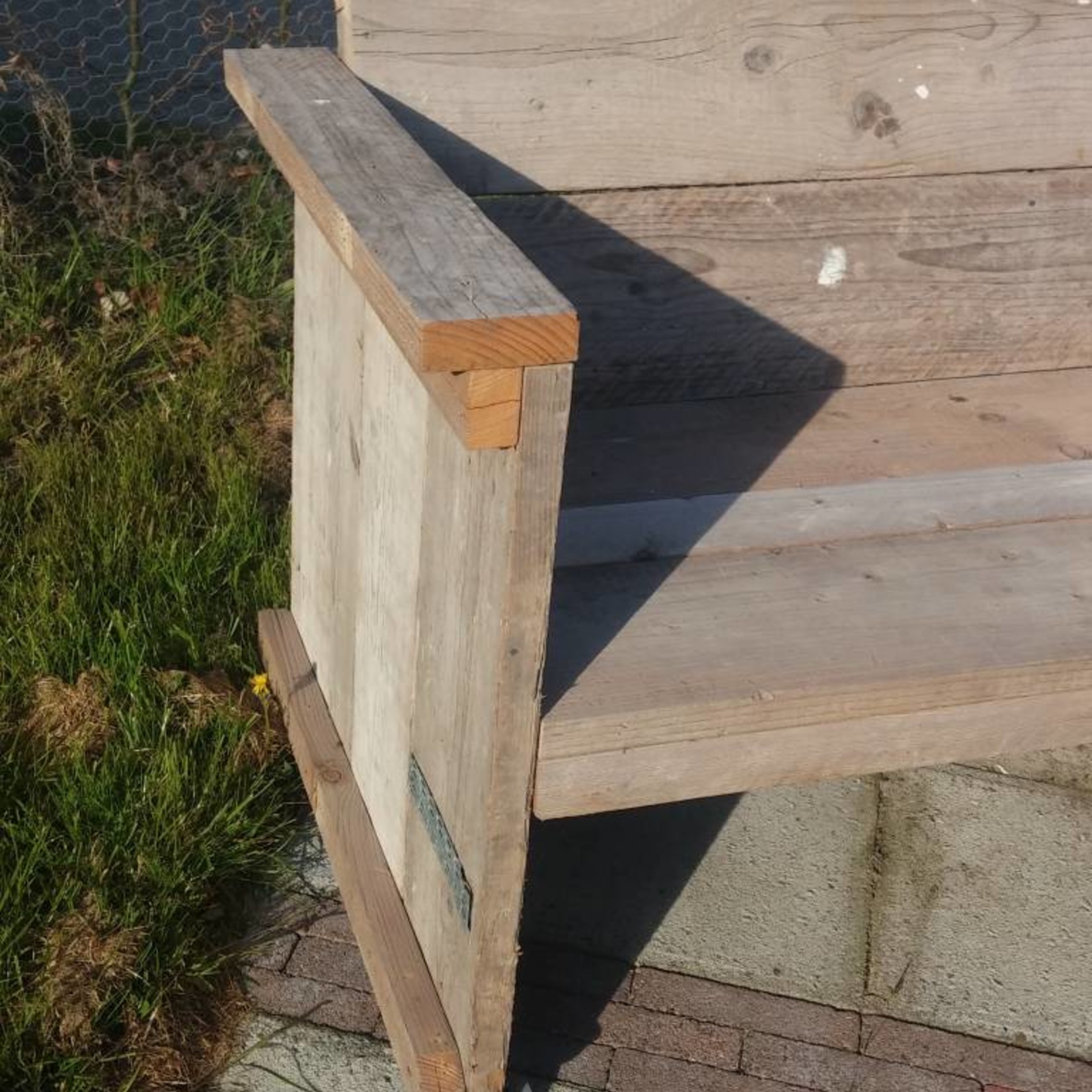 RdeB Tuinstoel met 10 cm leuningen, zitting 60 cm diep