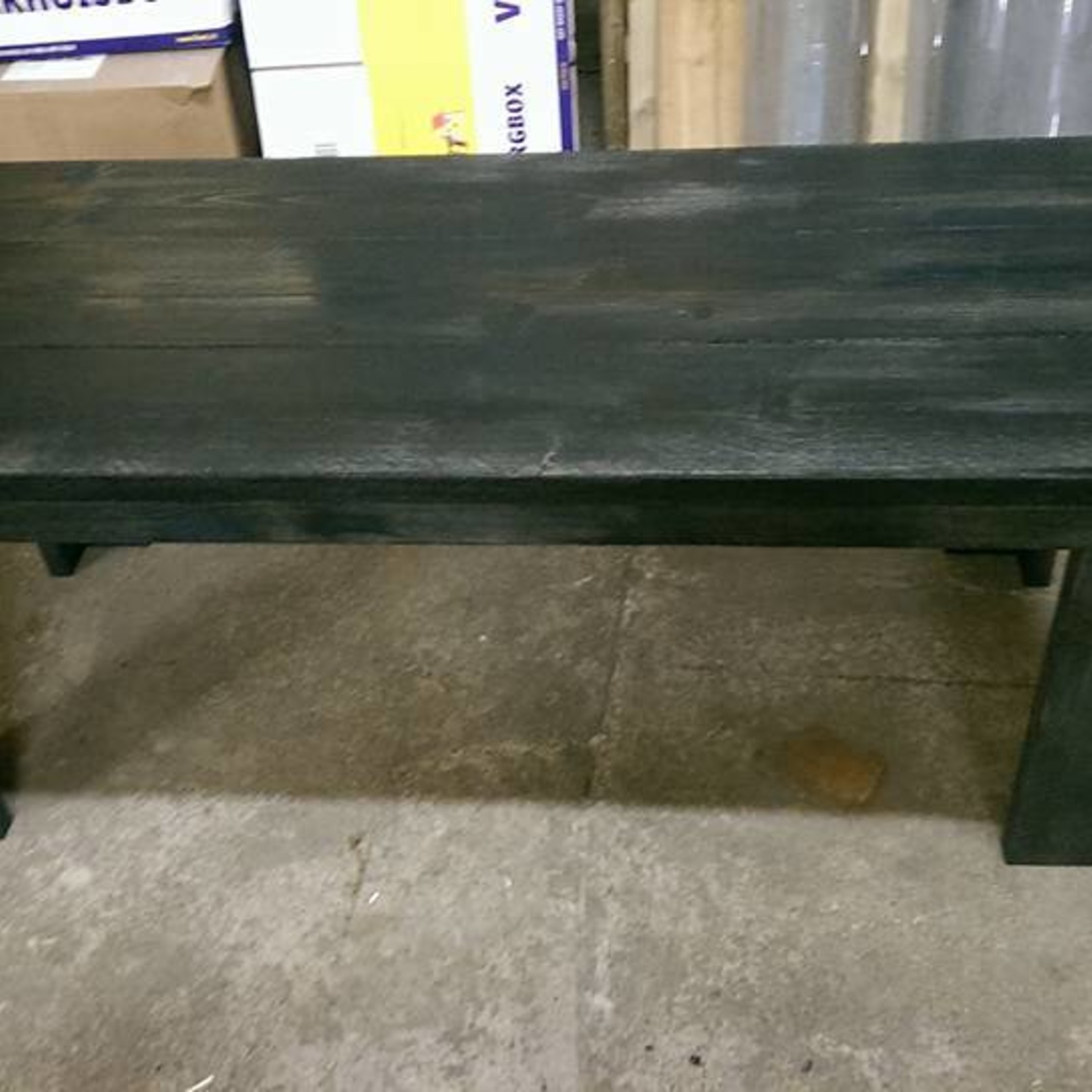 RdeB Salontafel 70 cm breed tot 150 cm lang, Rechte poten - Steigerhout