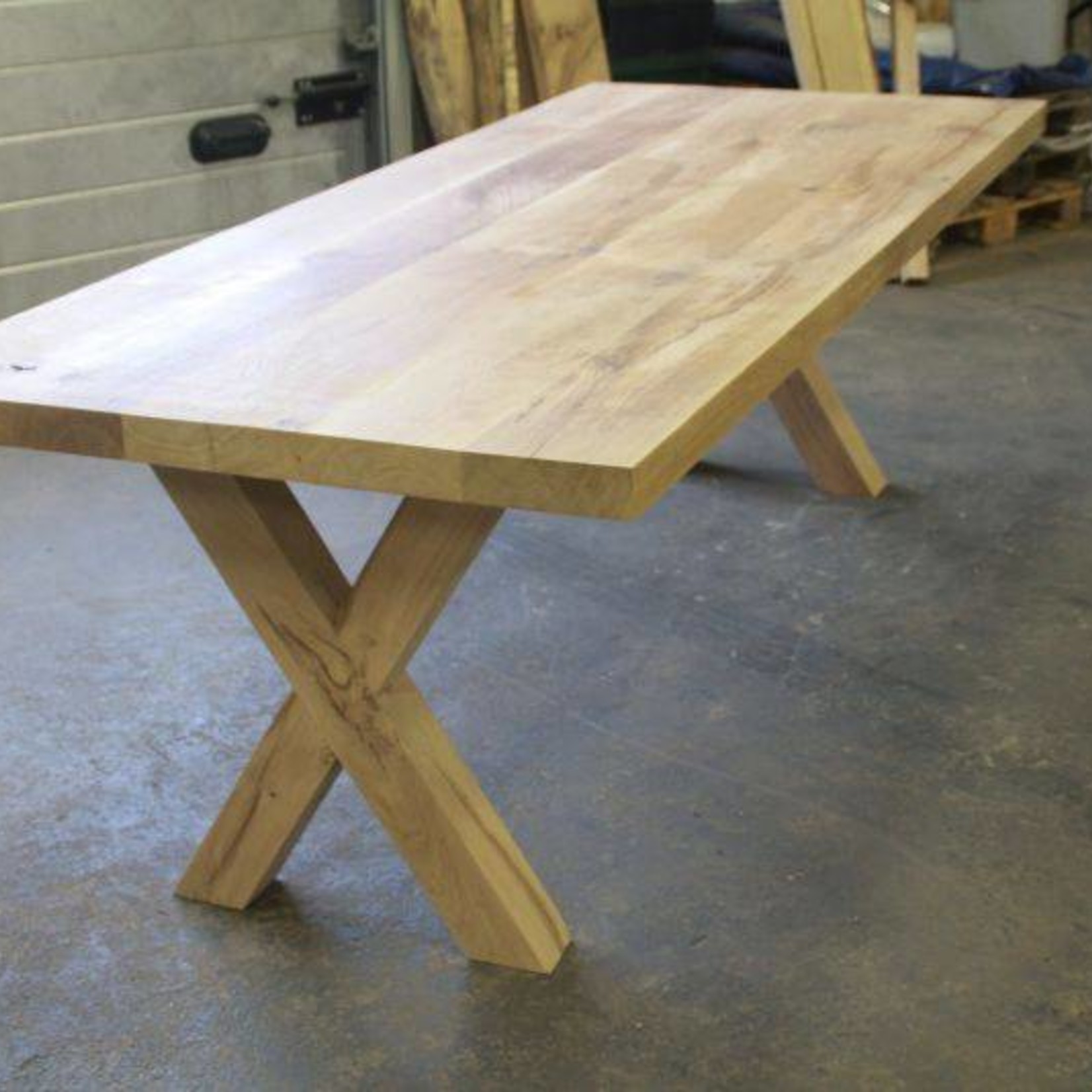Robuust Tafelblad 100 cm breed tot 300 cm lang - ± 40mm - Eiken Massief