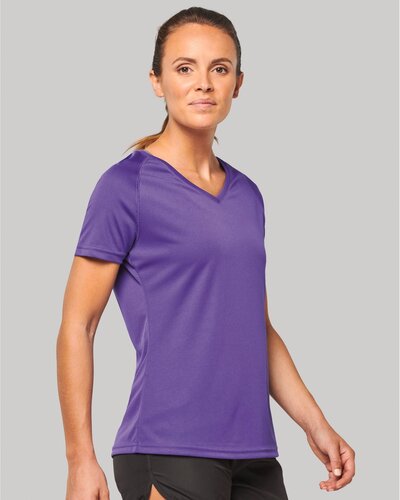 PA477 Dames Sportshirt V-hals