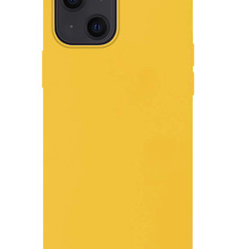 Nomfy Nomfy iPhone 13 Mini Hoesje Siliconen - Geel