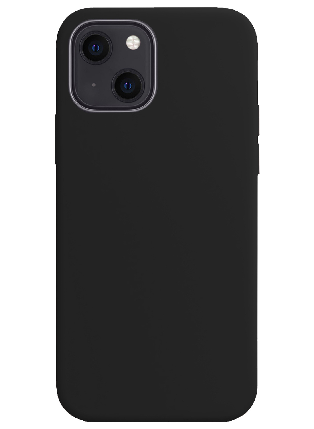 Nomfy Hoesje Geschikt voor iPhone 13 Mini Hoesje Siliconen Cover Case - Hoes Geschikt voor iPhone 13 Mini Hoes Back Case - Zwart