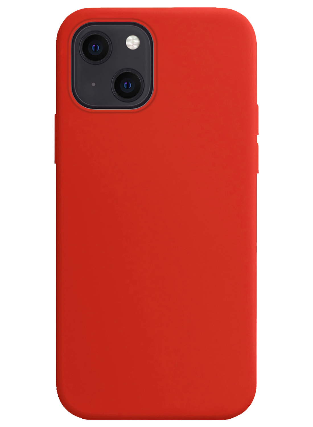Nomfy Hoesje Geschikt voor iPhone 13 Hoesje Siliconen Cover Case - Hoes Geschikt voor iPhone 13 Hoes Back Case - Rood