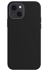 Nomfy Hoesje Geschikt voor iPhone 13 Hoesje Siliconen Cover Case - Hoes Geschikt voor iPhone 13 Hoes Back Case - Zwart