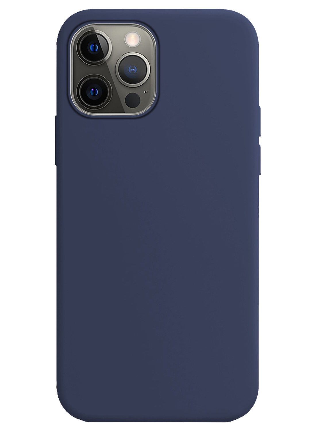 Nomfy Hoesje Geschikt voor iPhone 13 Pro Hoesje Siliconen Cover Case - Hoes Geschikt voor iPhone 13 Pro Hoes Back Case - Donkerblauw