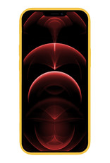 Nomfy Hoesje Geschikt voor iPhone 13 Pro Hoesje Siliconen Cover Case - Hoes Geschikt voor iPhone 13 Pro Hoes Back Case - Geel