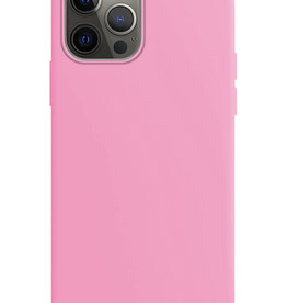 Nomfy Nomfy iPhone 13 Pro Hoesje Siliconen - Lichtroze